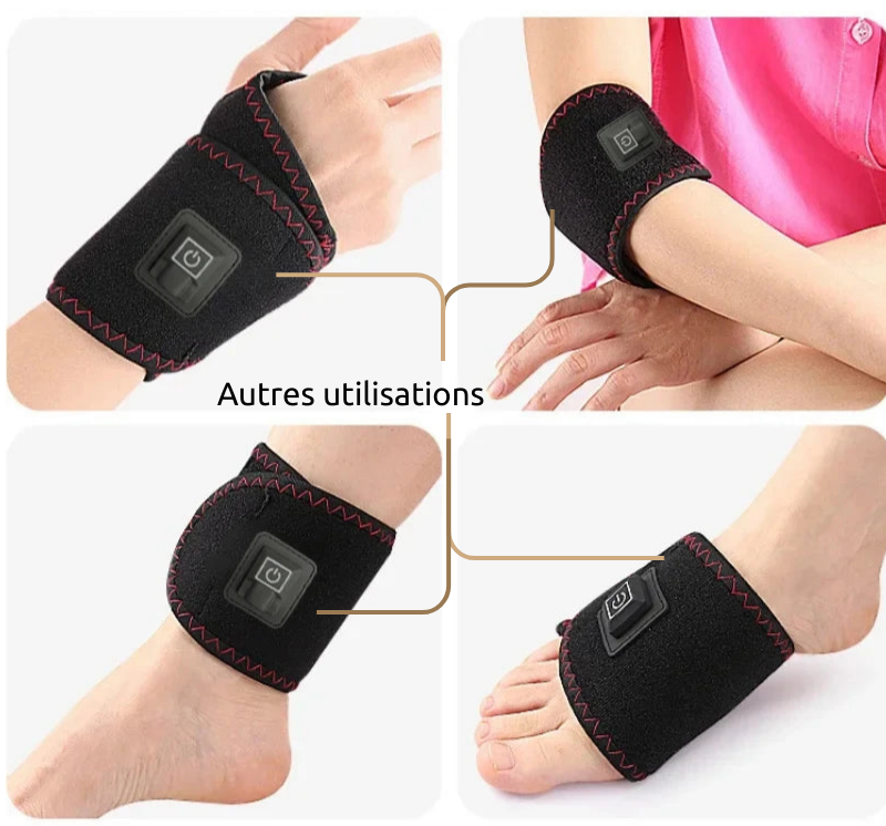 Attelle poignet chauffante usb